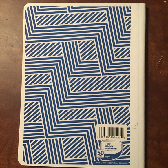NWT Mead blue design Composition Notebook - Picture 3 of 3